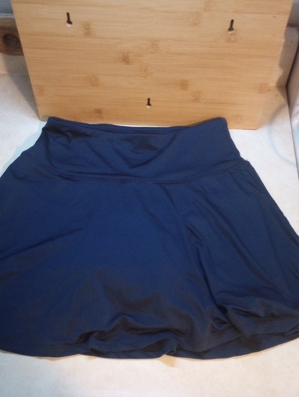 Bikewa Women's Navy Athletic  Skort With Pad For Biking